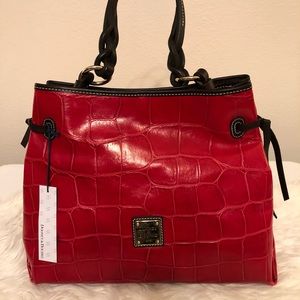BRAND NEW Dooney & Bourke LARGE RED BAG